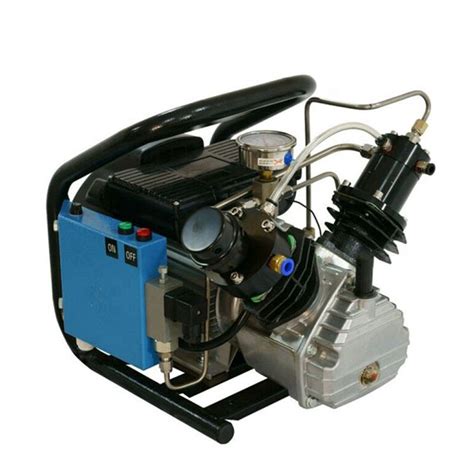 High Pressure Air Compressor 300bar 4500psi 1.5kw 60L/Min 2.1cfm for Paintball Game - Oilless ...