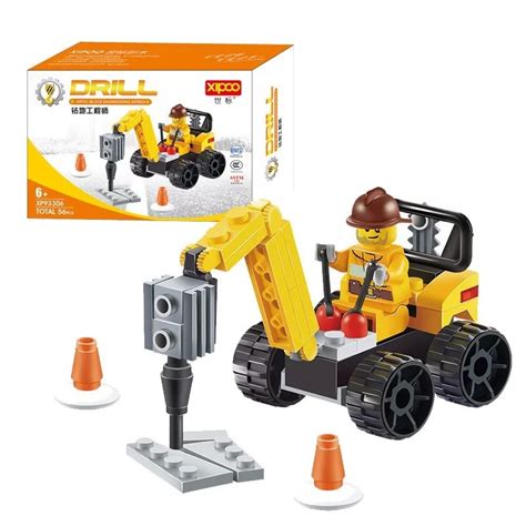 Wholesale Children's Lego-style City Great Vehicles Construction Loader