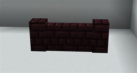 Nether Brick Wall in Minecraft