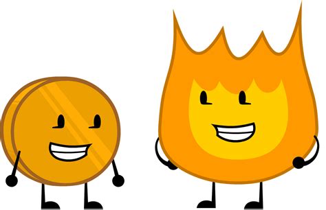 Firey and Coiny by JhonneMaster66 on DeviantArt