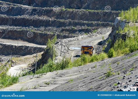 Technique Works in a Large Mining Quarry Stock Photo - Image of stone, technique: 255988330