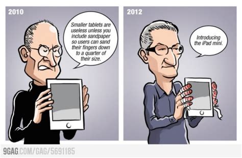 Steve Jobs vs. Tim Cook i iPad mini [komiks] | Makowe ABC