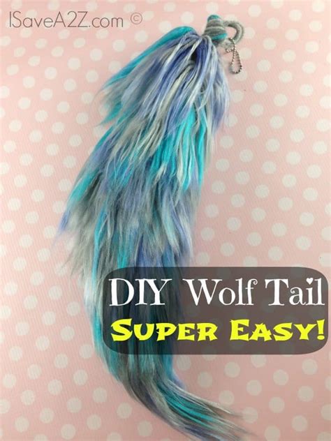 Costume Wolf Tail Tutorial - iSaveA2Z.com