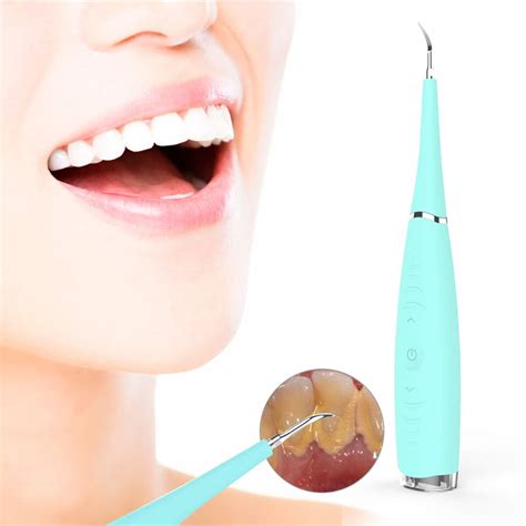 Teeth Stain Remover,Tartar Remover for Teeth,Plaque Remover PortableTooth Calculus Remover ...