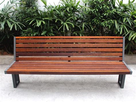 Commercial Recycled Plastic Park Bench / SPB-051 | Sunperk Site Furnishings