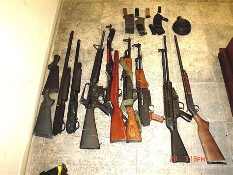 Weapons seized from Drug Cartels by Mexico's Military...