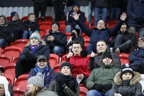 Reading fans at Rotherham - pictures by Eddie Greville - football.london