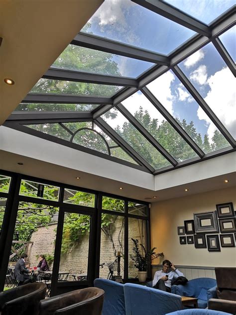 🌞👀🏠 Let in the Light with These Glass Roof Skylight Designs in 2023 | Skylight design, Courtyard ...