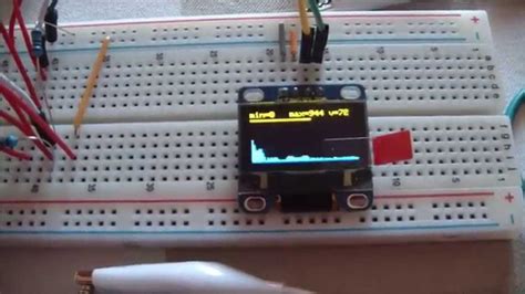 Arduino audio spectrum analyzer circuit