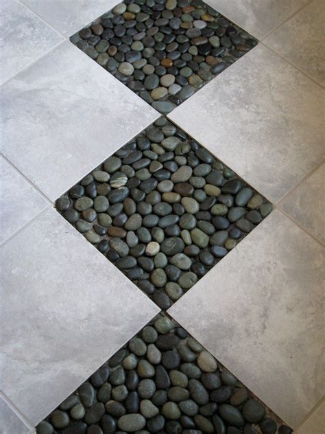 River Rock Tile Shower Floor - SusanMorrell