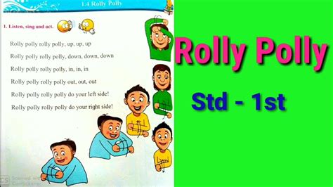 Rolly Polly | Poem | Std - 1st खूप छान आणि सोप्या चालीत गायन - YouTube