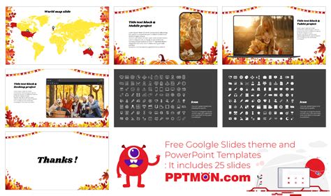 Fall Festival Free Google Slides Template and PowerPoint Theme