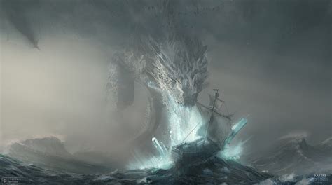 (Spoilers Extended) Illustration of Ice Dragon from upcoming "Unseen ...