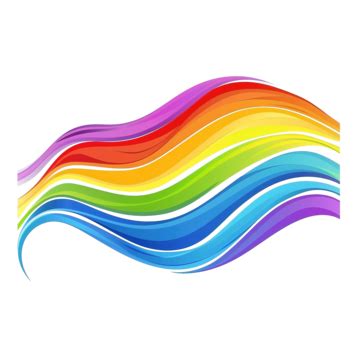 Flat Wavy Rainbow Color Concept, Color, Wave, Wavy PNG Transparent Image and Clipart for Free ...