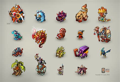 Art for social games on Behance