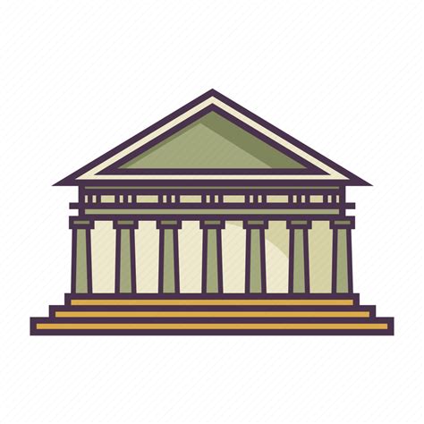 Acropolis, architecture, greece, parthenon, temple icon - Download on Iconfinder