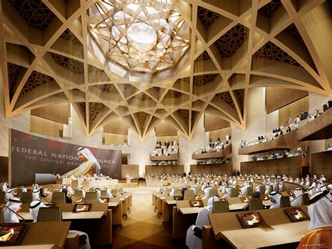 New United Arab Emirates Parliament Building Complex by Ehrlich Architects