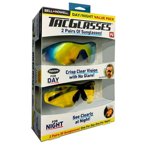 Tacglasses Tac Glasses 2Pc Day & Night Polarized Sunglasses Military ...