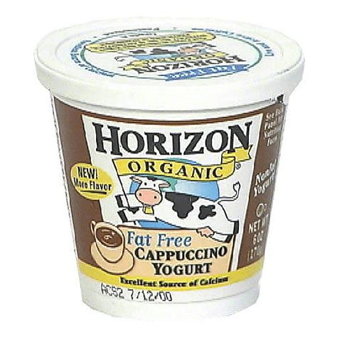 Horizon Organic Fat Free Yogurt, Cappuccino | Shop | Foodtown