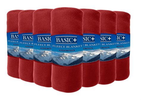 Bulk Lot Of 24 Fleece Throw Blankets Wholesale 50x60 Solid Color | eBay