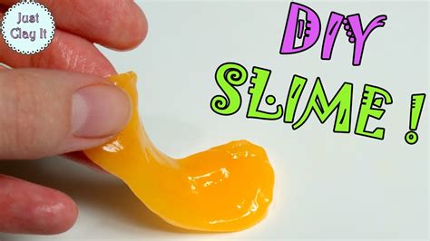 DIY Glue slime with baking soda! Slime without borax, detergent and contact lense solution - YouTube