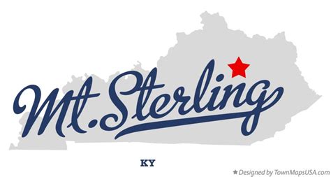 Map of Mt.Sterling, KY, Kentucky