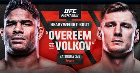 UFC Fight Night: Alistair Overeem vs. Alexander Volkov recap and results – Fighters Only