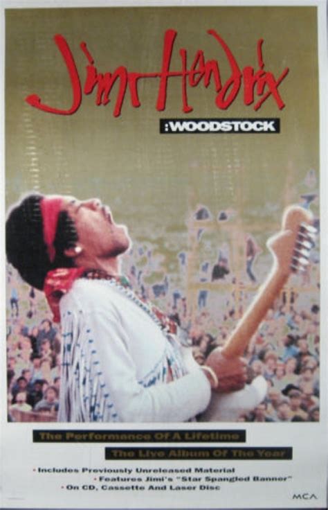 Jimi Hendrix Woodstock Performance of a Lifetime Poster - Item ...