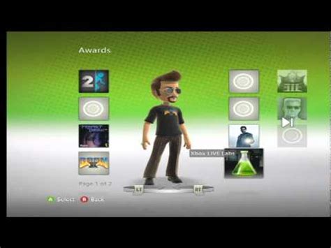 Xbox 360 Avatar Awards. - YouTube