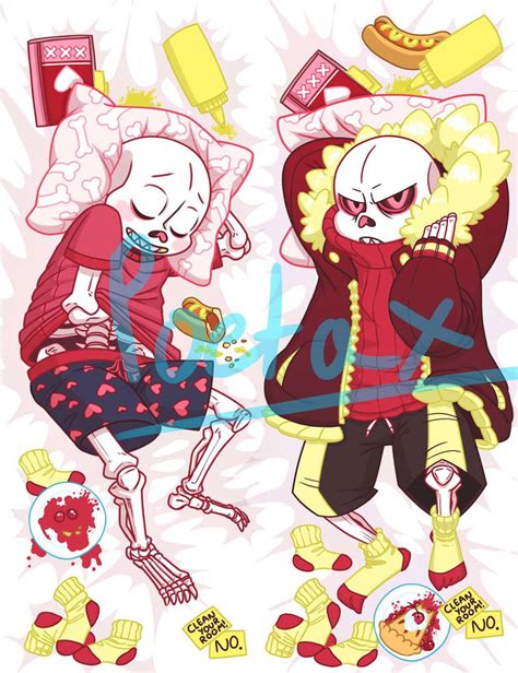 Underfell Sans Body Pillow by Poetax on DeviantArt