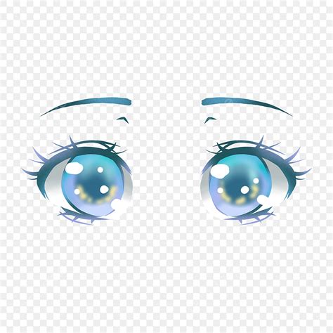Character Eyes PNG Image, Cartoon Anime Character Blue Eyes, Anime, Character, Eye PNG Image For ...