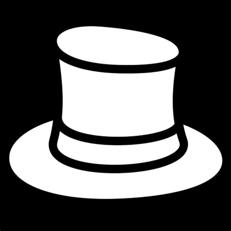 Top hat icon | Game-icons.net