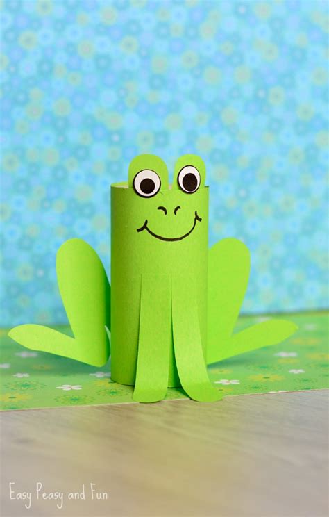 Paper Roll Frog Craft - Easy Peasy and Fun