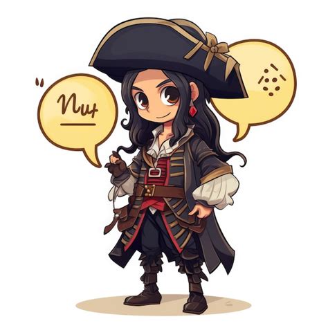 Premium AI Image | Jack Sparrow Pirates of the Caribbean cartoon ...