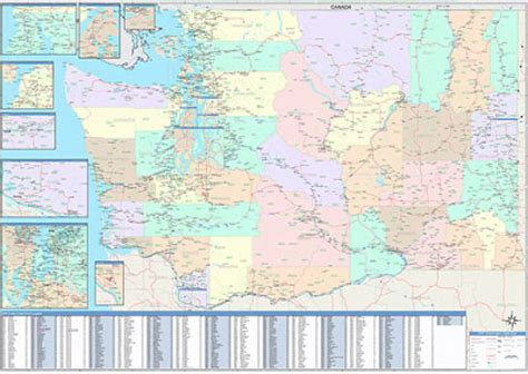 Washington State Zip Code Map - Printable Map