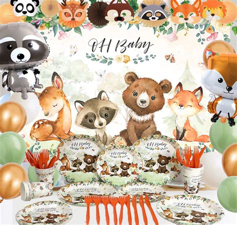 Woodland Baby Shower Photo Backdrop Famous Favors | lupon.gov.ph