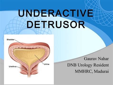 UNDERACTIVE DETRUSOR