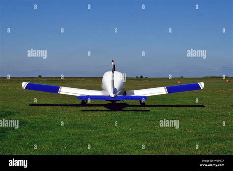 Light aircraft at Old Buckenham airfield Stock Photo - Alamy