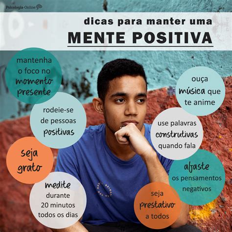 Uma mente positiva deve ser trabalhada diariamente com pequenos hábitos que fazem toda a ...