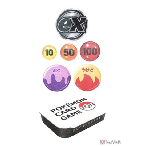 Pokemon Center 2024 Damage Counters With Case & Coin Set