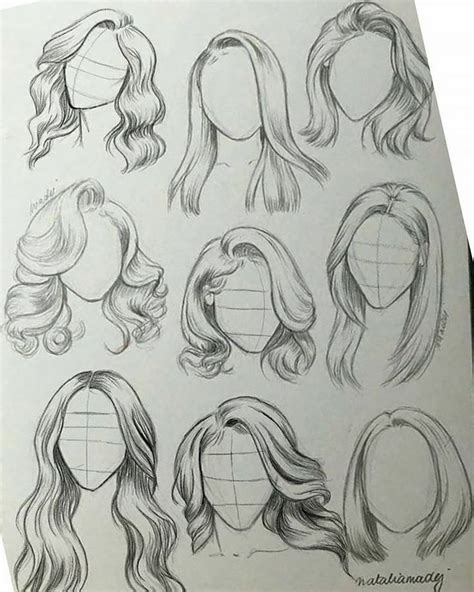 Girl Hair Drawing Ideas and References - Beautiful Dawn Designs | How to draw hair, Architecture ...