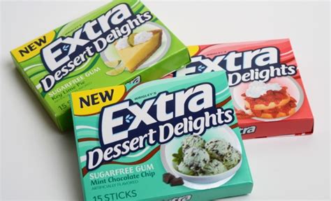 Review: Extra Dessert Delights chewing gum - NEAROF