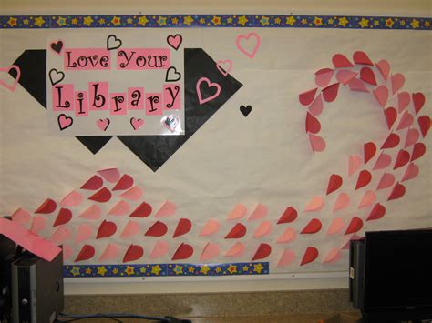 february bulletin board | Library bulletin boards, February bulletin boards, School bulletin boards