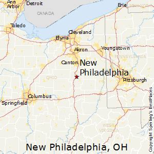 New Philadelphia Ohio Map - Agnese Latashia