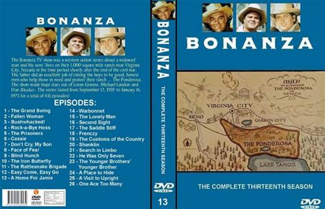 Season 13 of Bonanza | Bonanza Wiki | Fandom