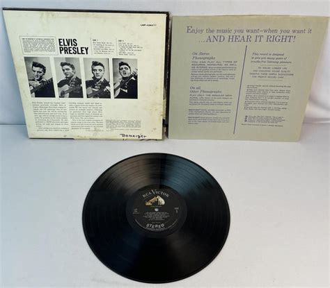 Lot - Vintage 1962 Elvis Presley RCA Victor Records LSP-1254 (e) Stereo LP Album w/ Sleeve