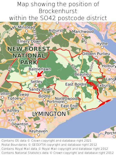 Where is Brockenhurst? Brockenhurst on a map