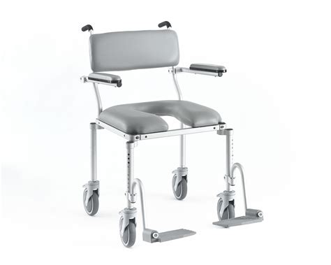 MC4200 - Wide Rolling Shower Chair with Additional Seating Space