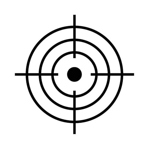 Scope Sights Rifle Target Crosshairs Hunting .eps, .svg, .dxf & 1 .png Vinyl Cutter Ready, T ...