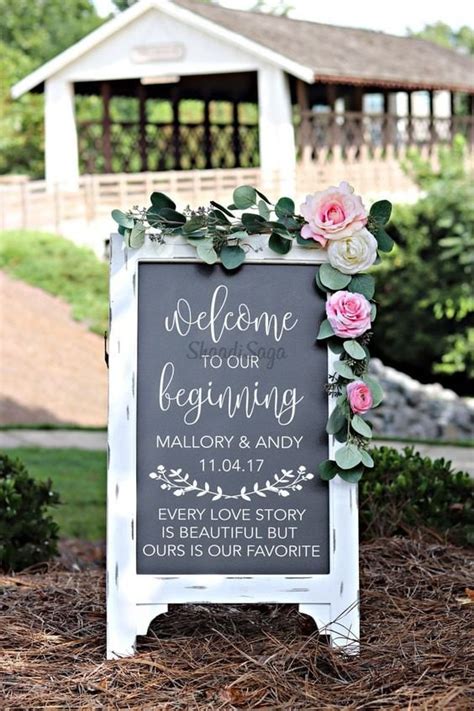 25+ Best Wedding Sign Board Ideas To Add A Personalised Touch ...